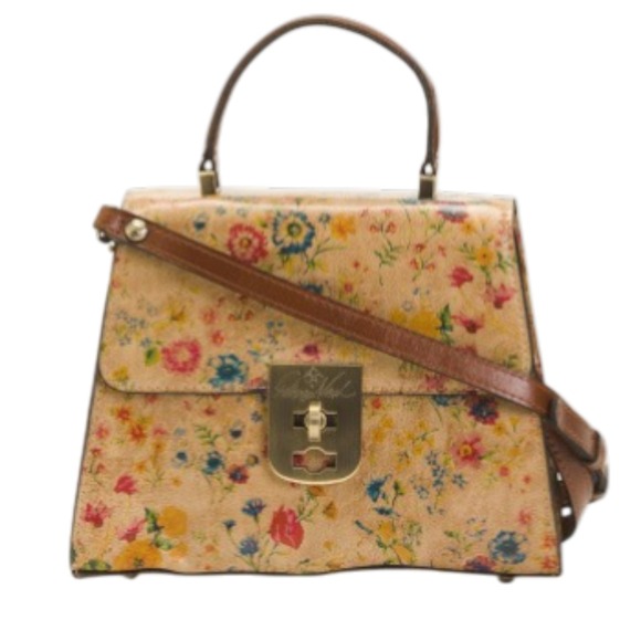 Patricia Nash Handbags - Patricia Nash Chauny Satchel Prairie Rose Printed Leather 10x7.5 Top Handle